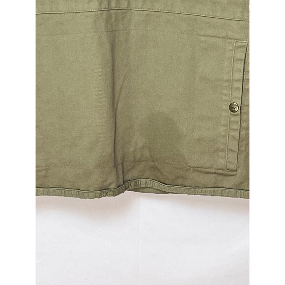 Orvis Men's XL Tan Canvas Hunting Fishing Shooting Vest Zip/Snap Front Vented - Picture 7 of 7